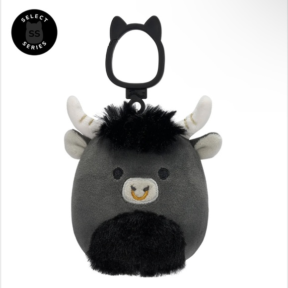 Squishmallows Select Series cow clip bundle NWT - Picture 6 of 7